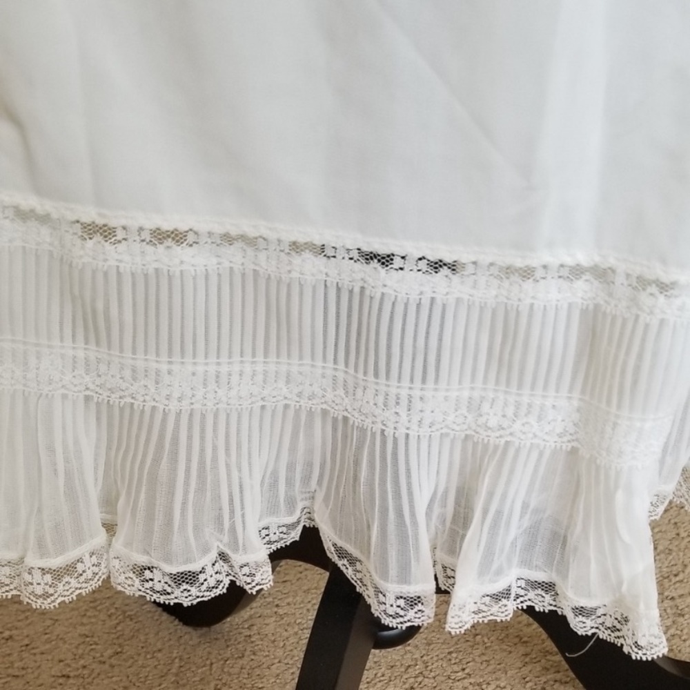 Vintage White Full Length Slip Sz XXL